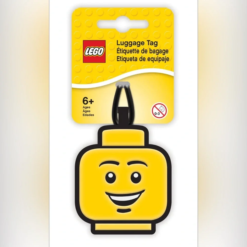 New Lego Iconic Boy Luggage Bag Tag - Picture 1 of 5